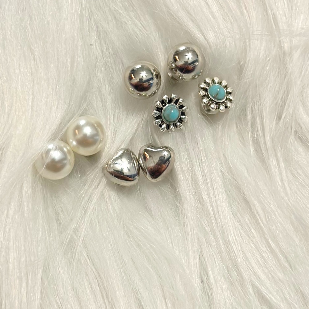 NWT Set of 4 Stud Boho Earrings
